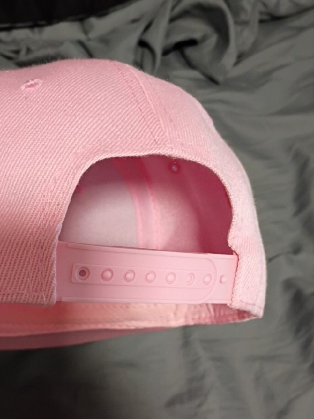 Crooks & Castles Pink and Black Embroidered Logo Cap - Picture 4 of 7